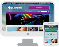 Modelo Premium 1 - Site Profissional para Web Rádio e Streaming de Rádio Online