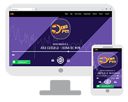 Modelo 2 - Site Administrável para Web Rádio e Streaming de Rádio Online