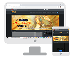 Modelo 4 - Site Administrável para Web Rádio e Streaming de Rádio Online