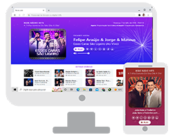 Modelo 5 - Site Administrável para Web Rádio e Streaming de Rádio Online