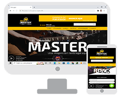 Modelo 6 - Site Administrável para Web Rádio e Streaming de Rádio Online